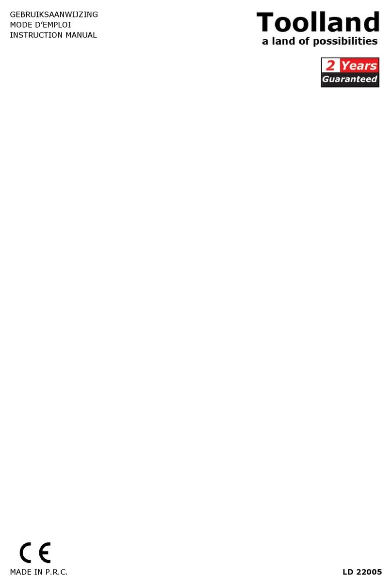 Toolland LD 22005 Manuel utilisateur