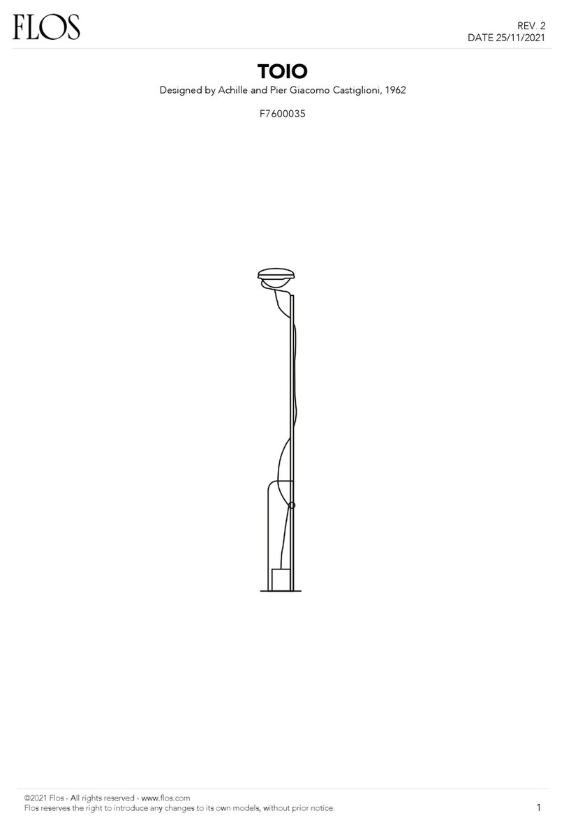 FLOS TOIO Manuel utilisateur