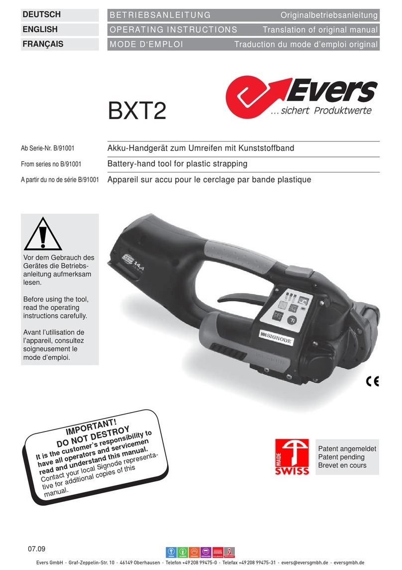 Evers BXT2 Manuel utilisateur