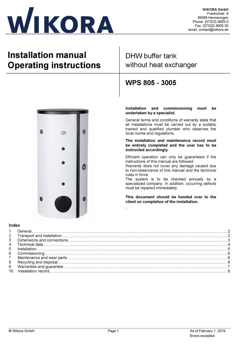 WIKORA WPS 805 Manuel utilisateur