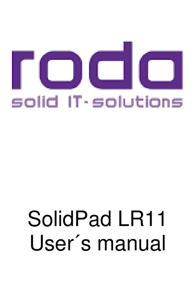 Roda SolidPad LR11 Manuel utilisateur