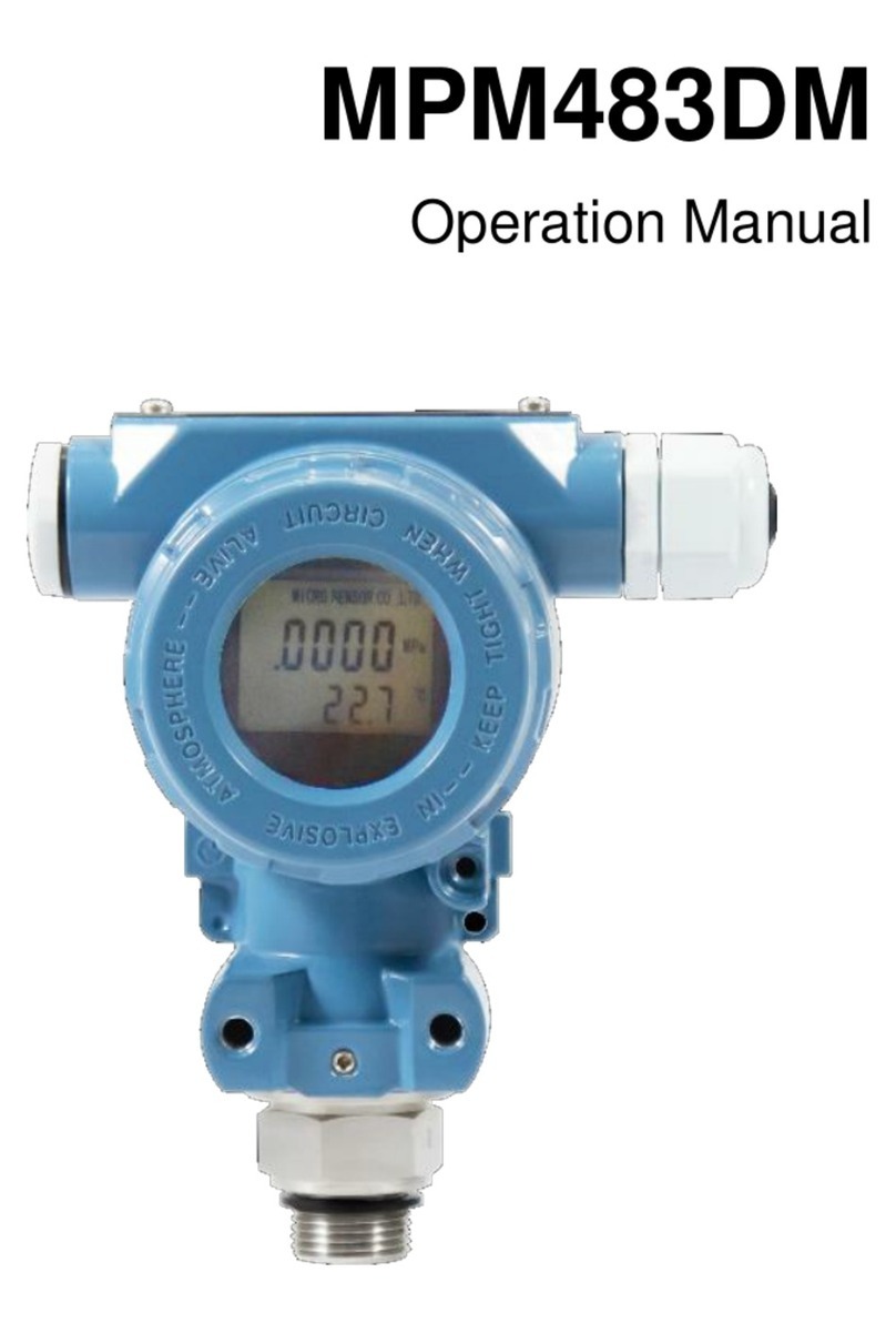 Microsensor MPM483DM Manuel utilisateur Microsensor MPM483DM Manuel utilisateur