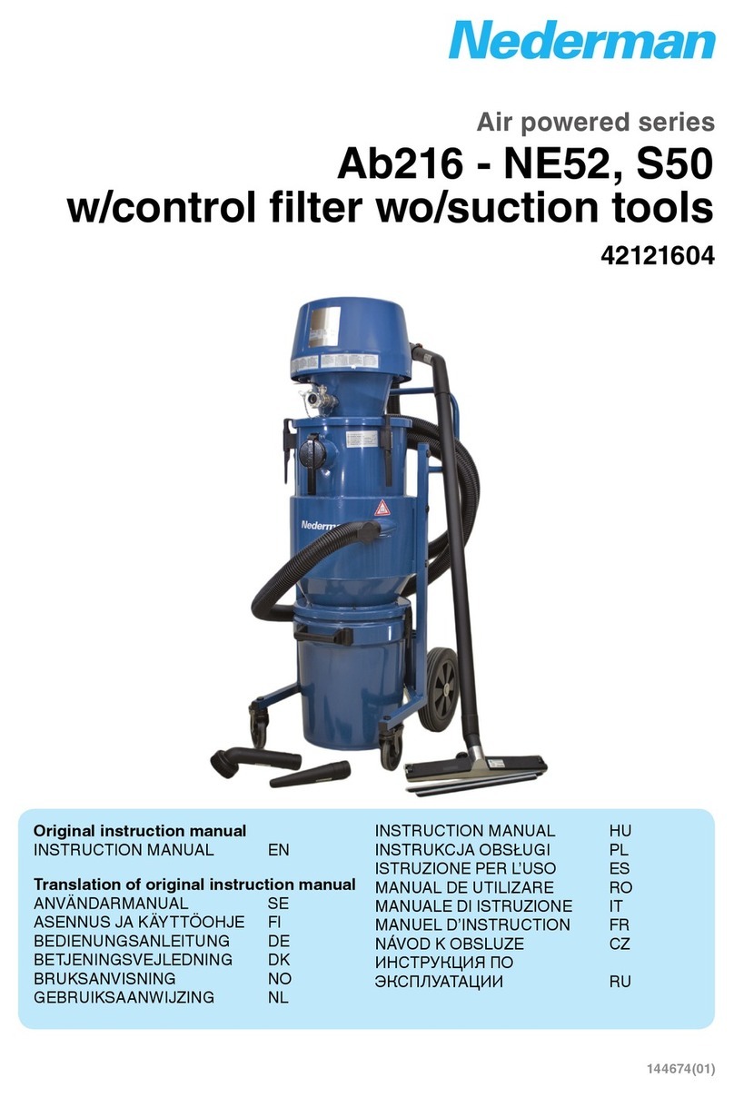 Nederman Ab216 Manuel utilisateur Nederman Ab216 Manuel utilisateur