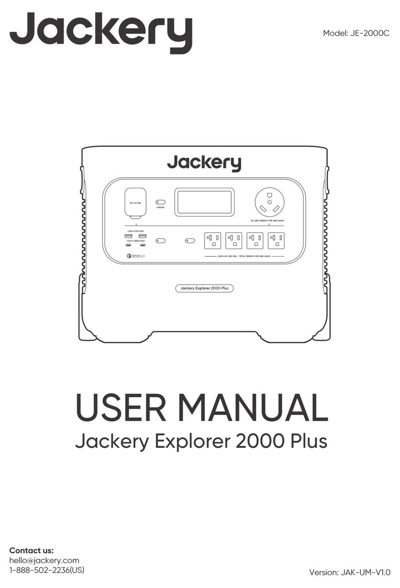Jackery Explorer 2000 Plus Manuel utilisateur