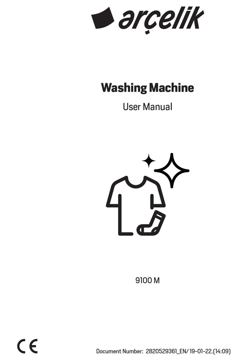 arcelik 9100 M Manuel utilisateur