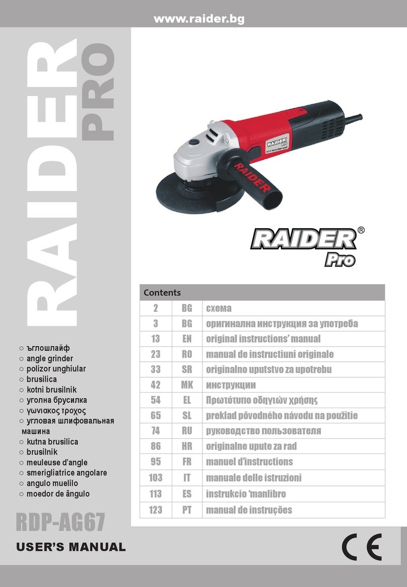 Raider RDP-AG67 Manuel utilisateur