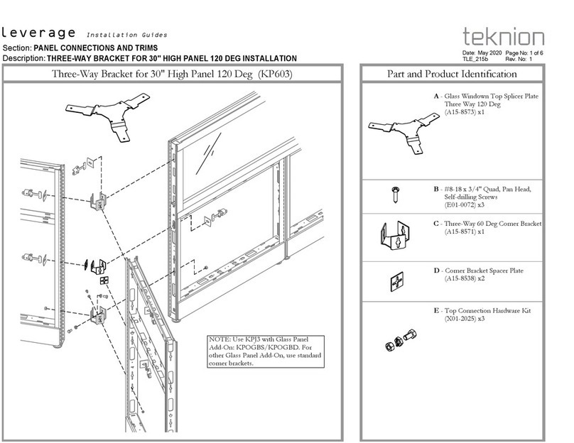 Teknion Leverage Manuel utilisateur