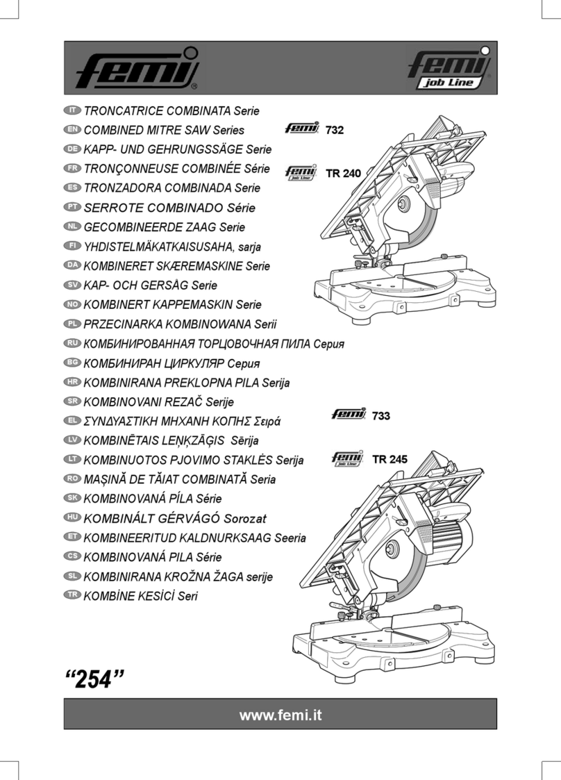 Femi 732 Manuel utilisateur Femi 732 Manuel utilisateur