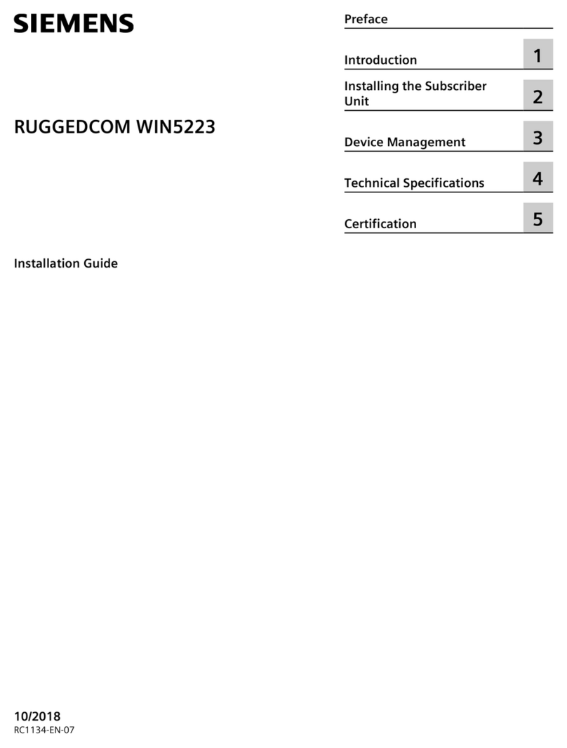 Siemens RUGGEDCOM WIN5223 Manuel utilisateur