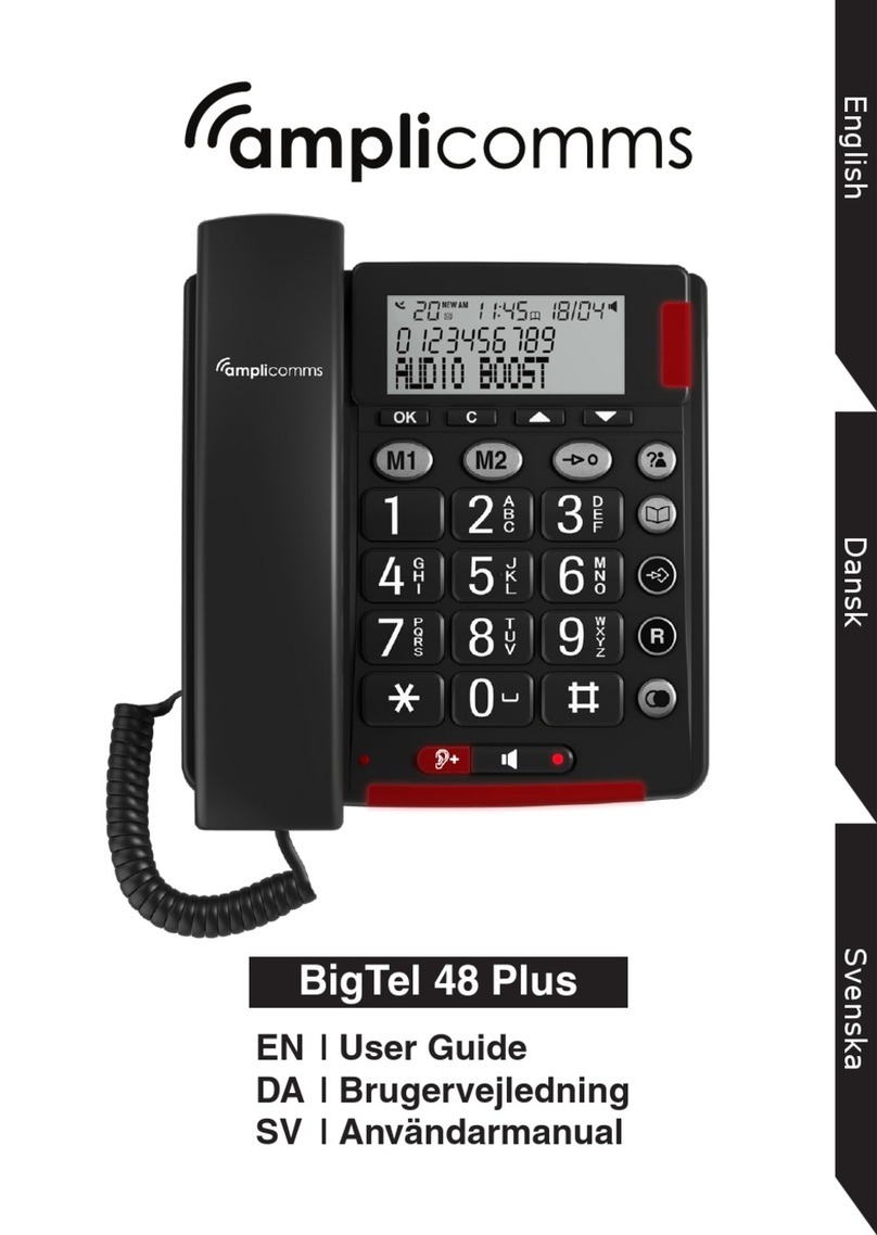 Amplicomms BigTel 48 Plus Manuel utilisateur