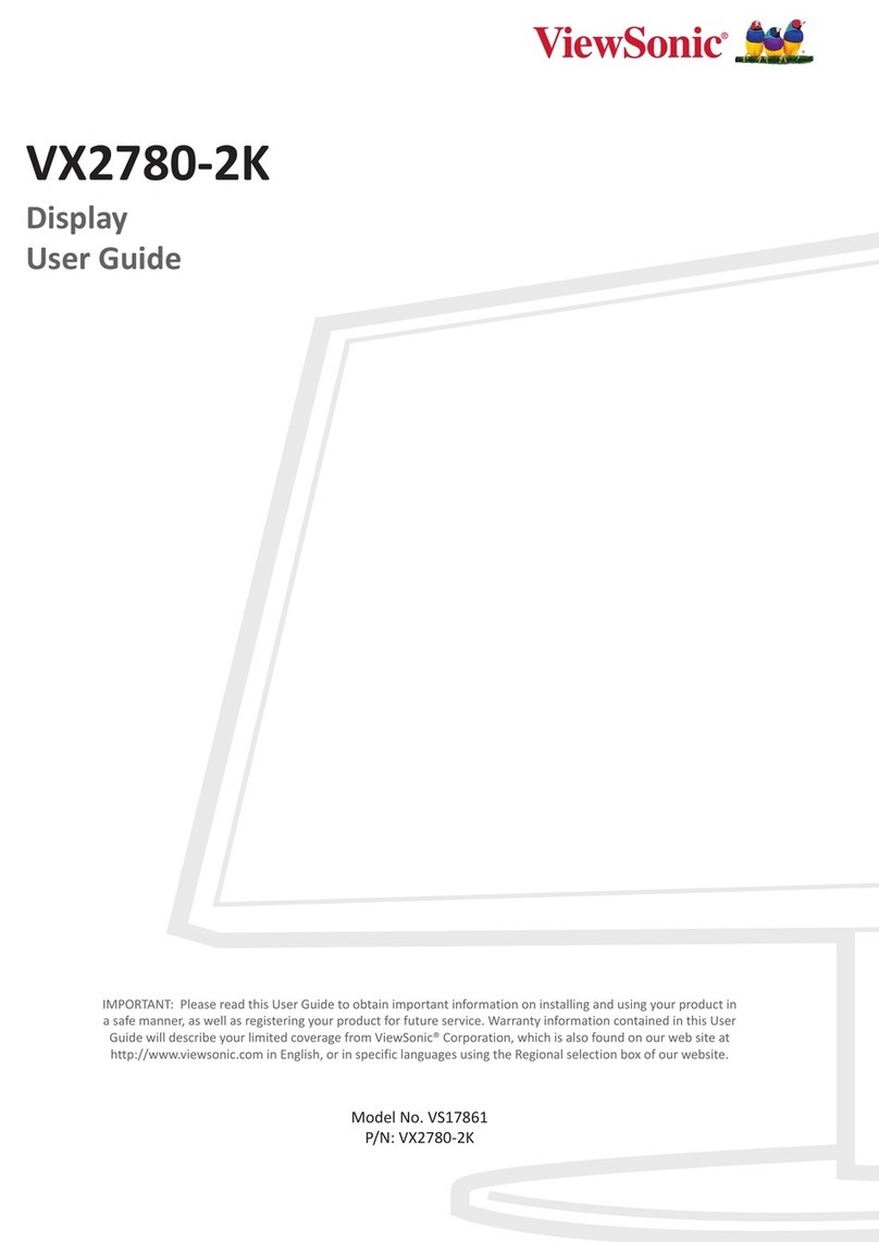 ViewSonic VX2780-2K Manuel utilisateur