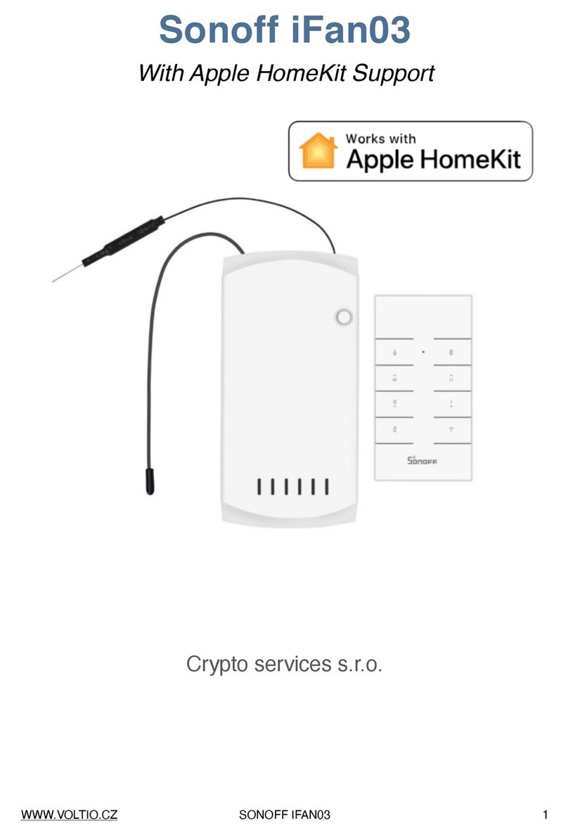 Sonoff DIY  iFan03 Manuel utilisateur