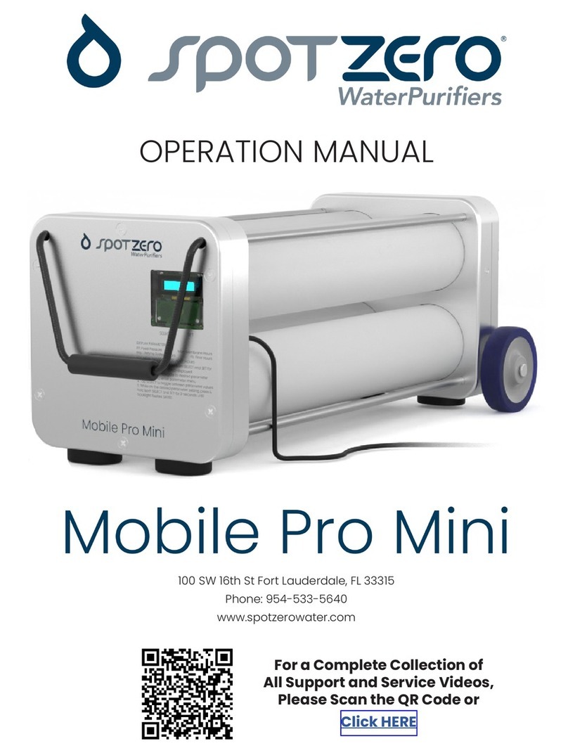 spotzero Mobile Pro Mini Manuel utilisateur