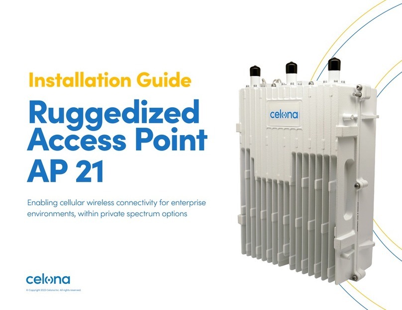 Celona AP 21 Manuel utilisateur