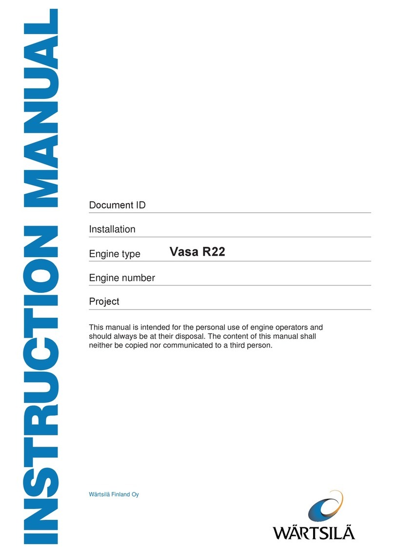 WÄRTSILÄ Vasa R22 Manuel utilisateur