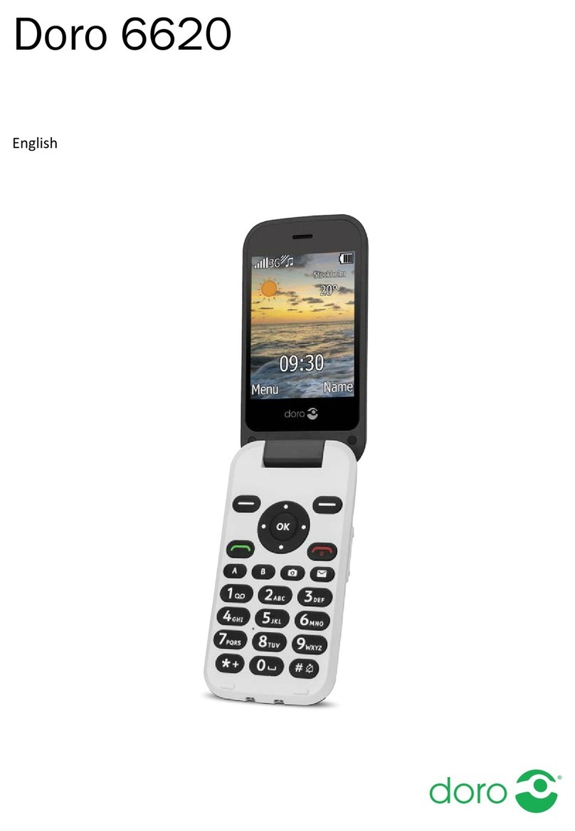 Doro 6620 Manuel utilisateur
