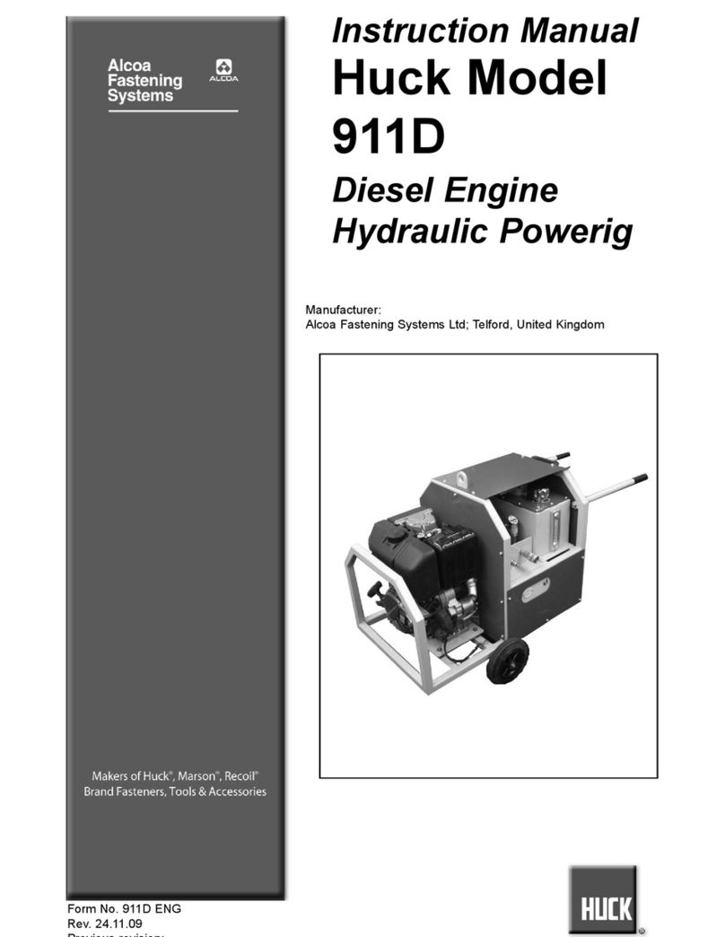 Alcoa Huck 911D Manuel utilisateur Alcoa Huck 911D Manuel utilisateur