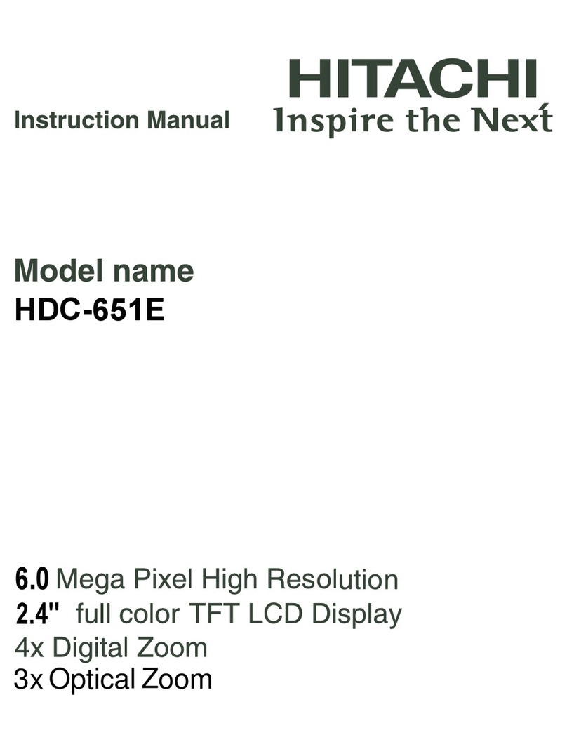 Hitachi HDC-651E Manuel utilisateur