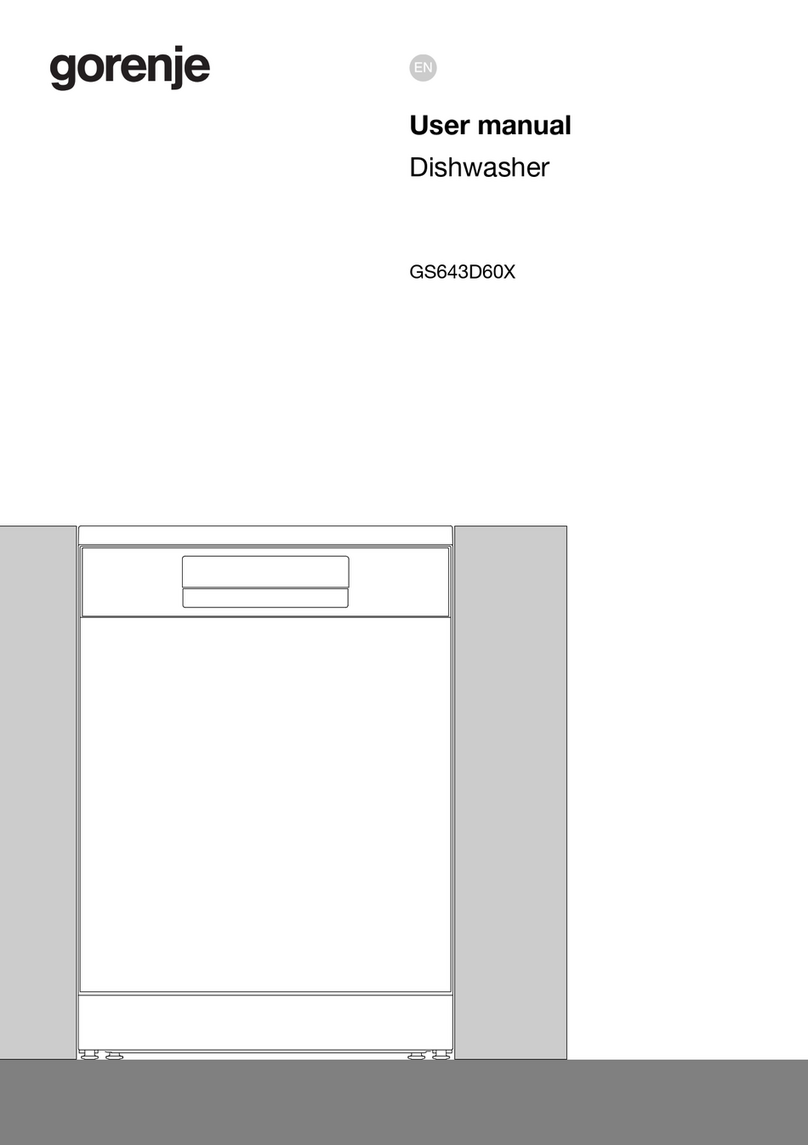 Gorenje GS643D60X Manuel utilisateur