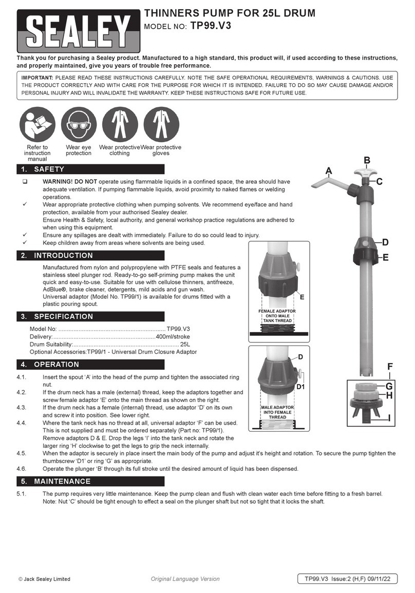 Sealey TP99.V3 Manuel utilisateur