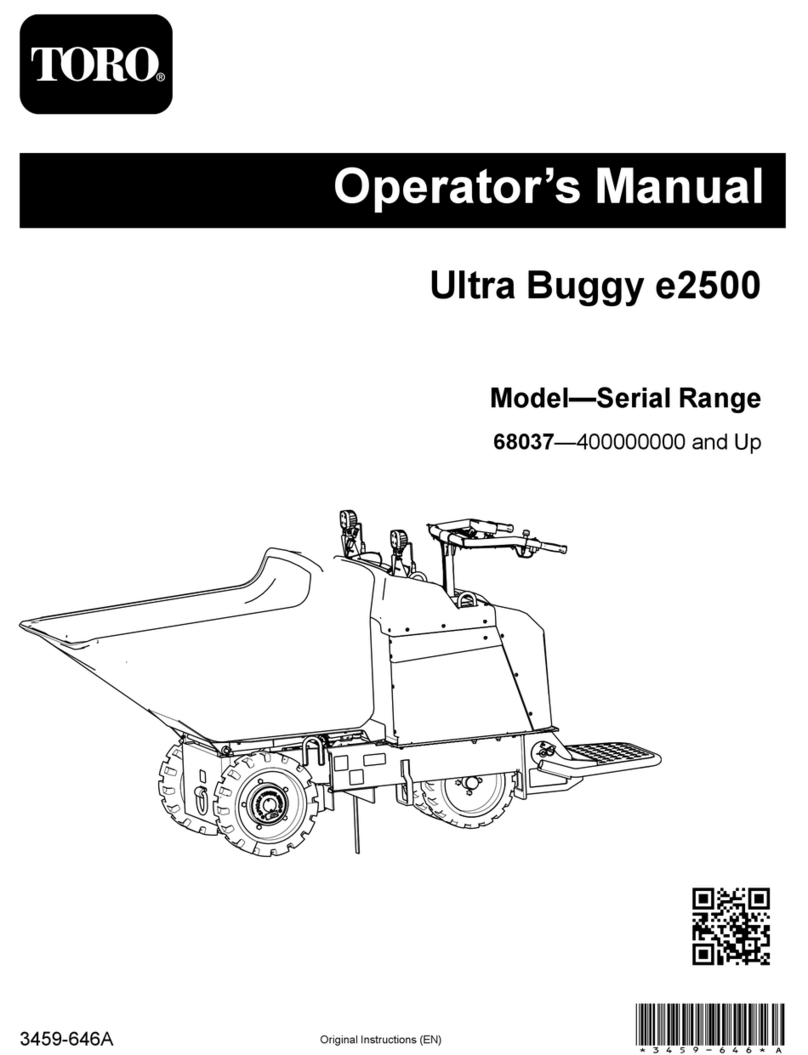 Toro Ultra Buggy e2500 Manuel utilisateur