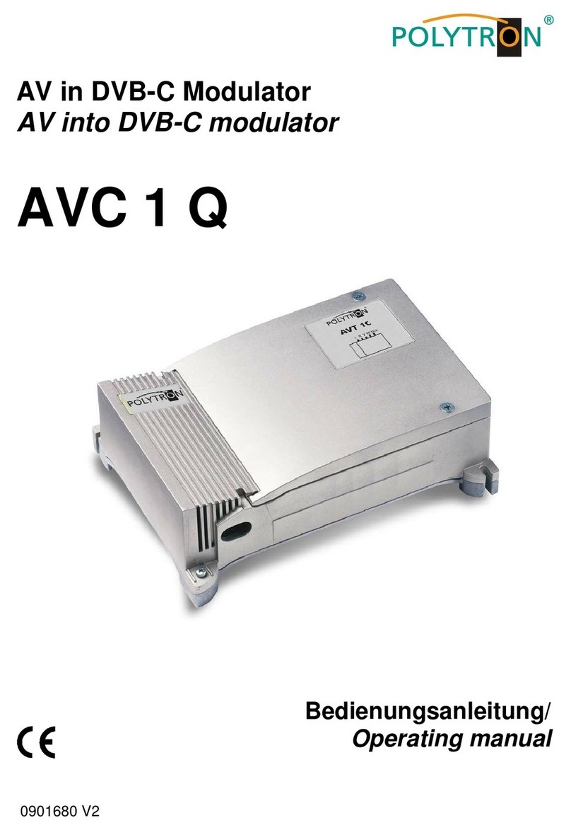 Polytron AVC 1 Q Manuel utilisateur