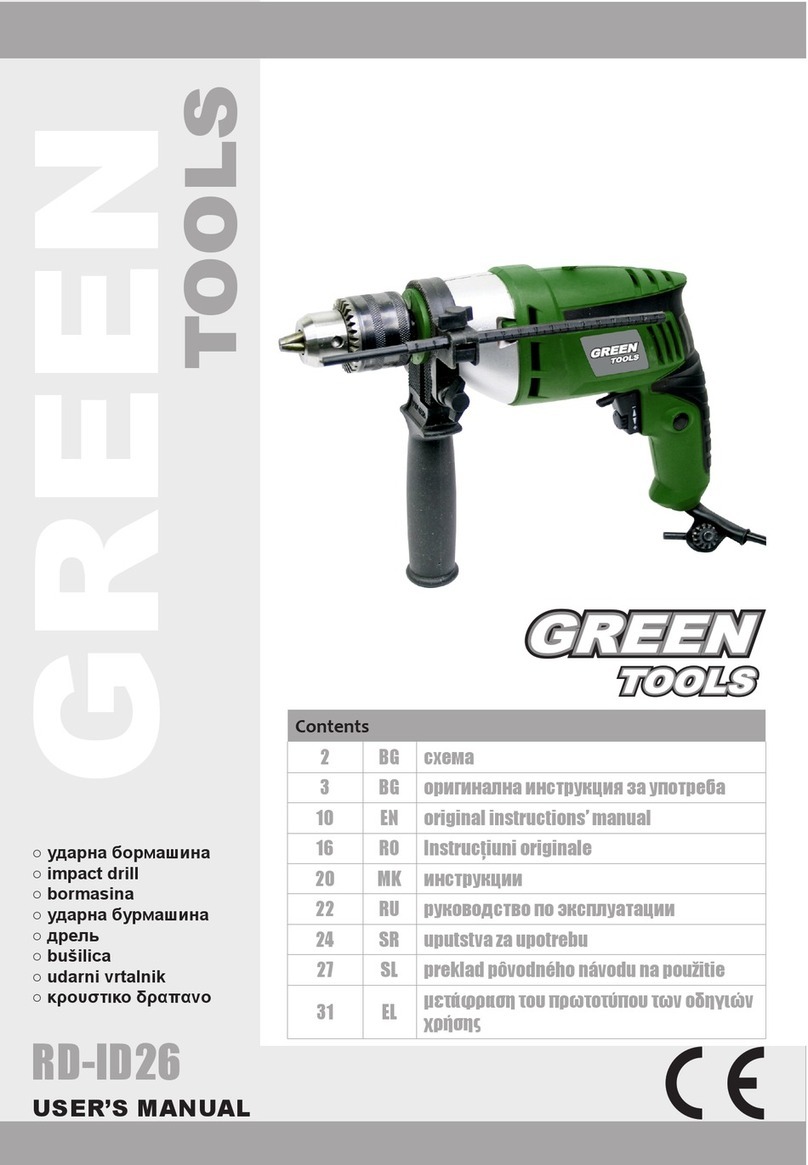 Green Tools RD-ID26 Manuel utilisateur