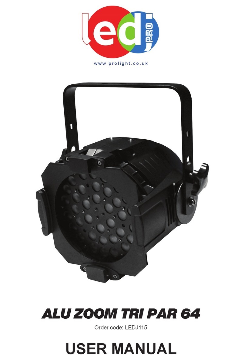 Ledj ALU ZOOM PAR 64 Manuel utilisateur