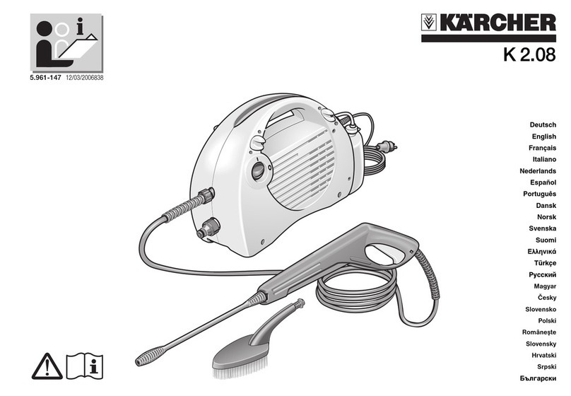 Kärcher K 2.08 Manuel utilisateur