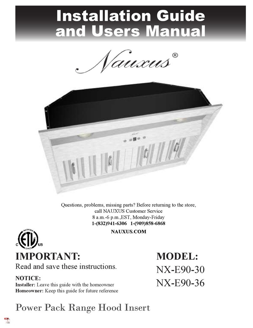 Nauxus NX-E90-30 Instructions de montage