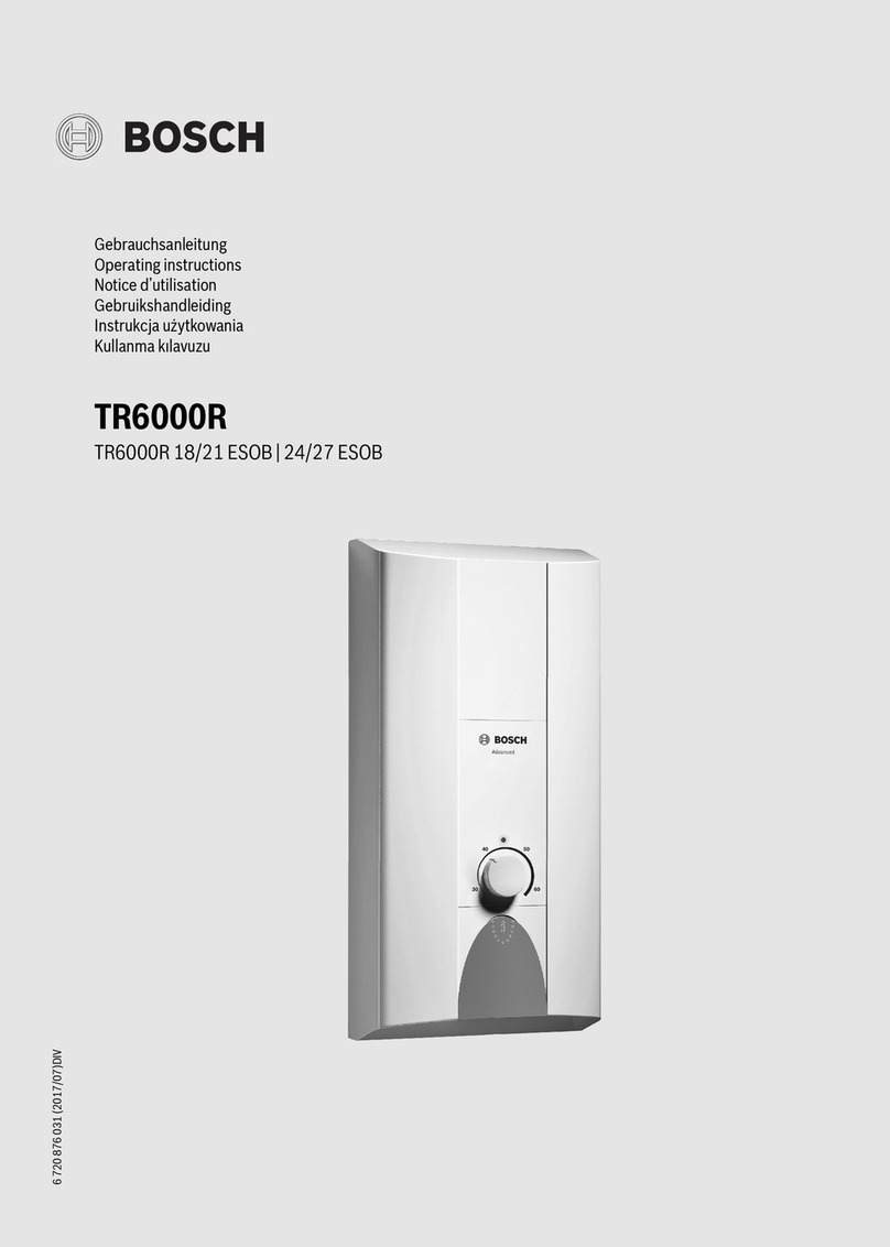 Bosch TR 6000R Series Manuel utilisateur