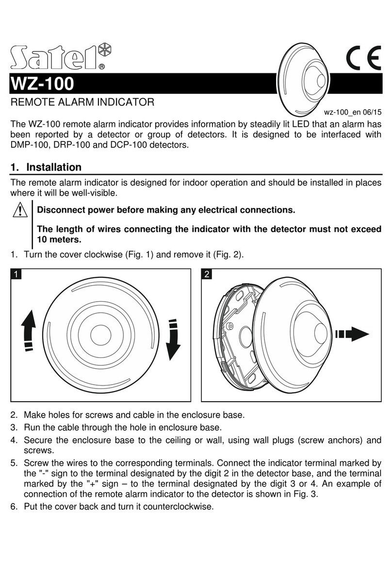 Satel WZ-100 Manuel utilisateur
