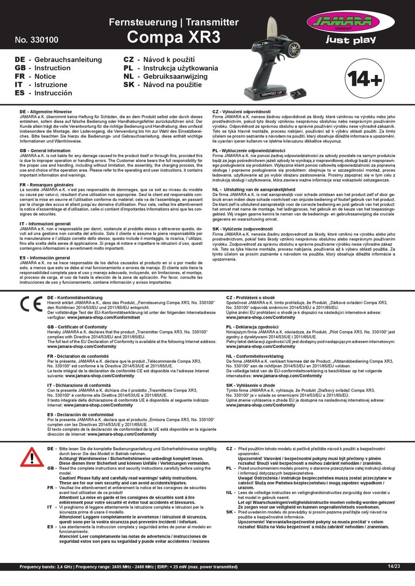 Jamara Compa XR3 Manuel utilisateur