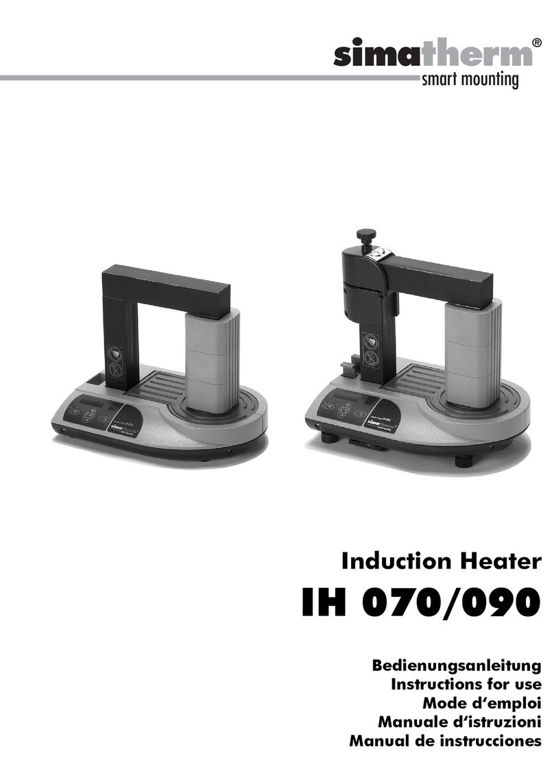 simatherm IH 070 Manuel utilisateur