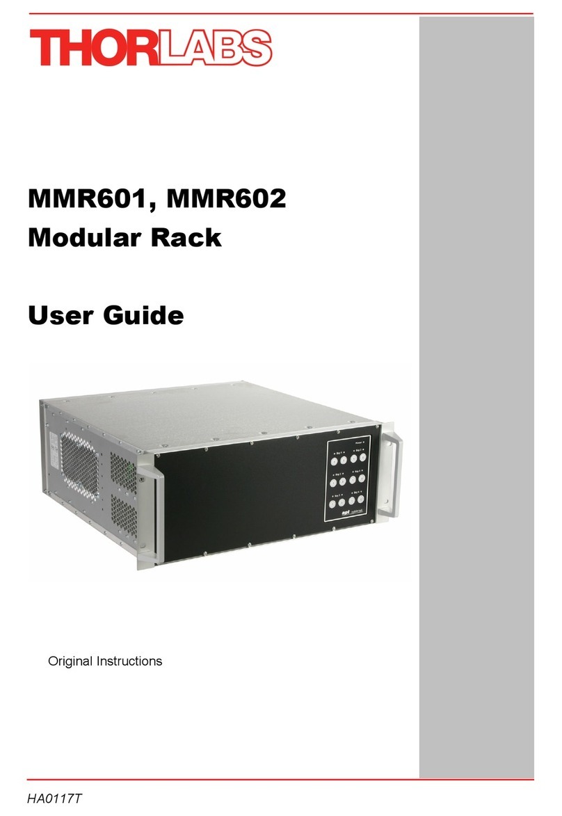 THORLABS MMR601 Manuel utilisateur