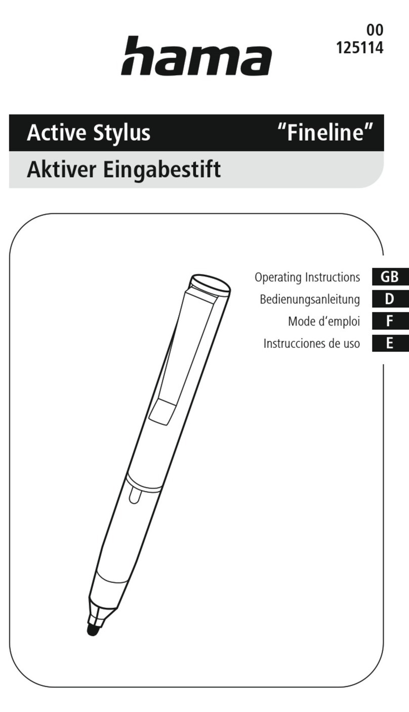 Hama Fineline Manuel utilisateur