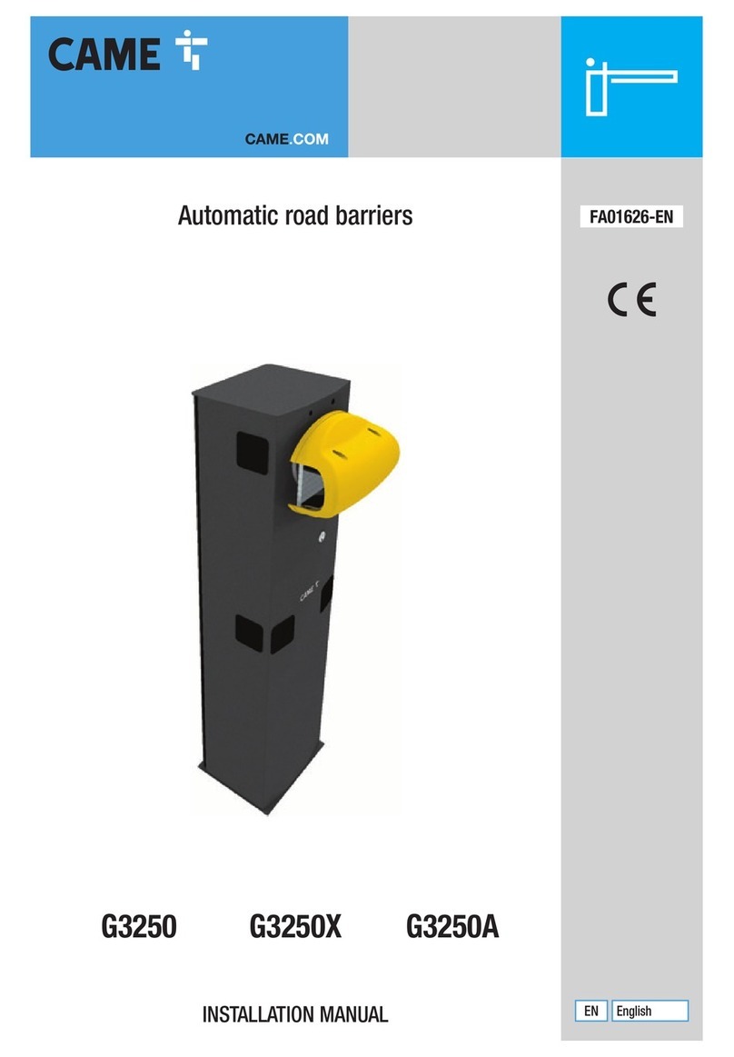 CAME GARD G3250 Manuel utilisateur