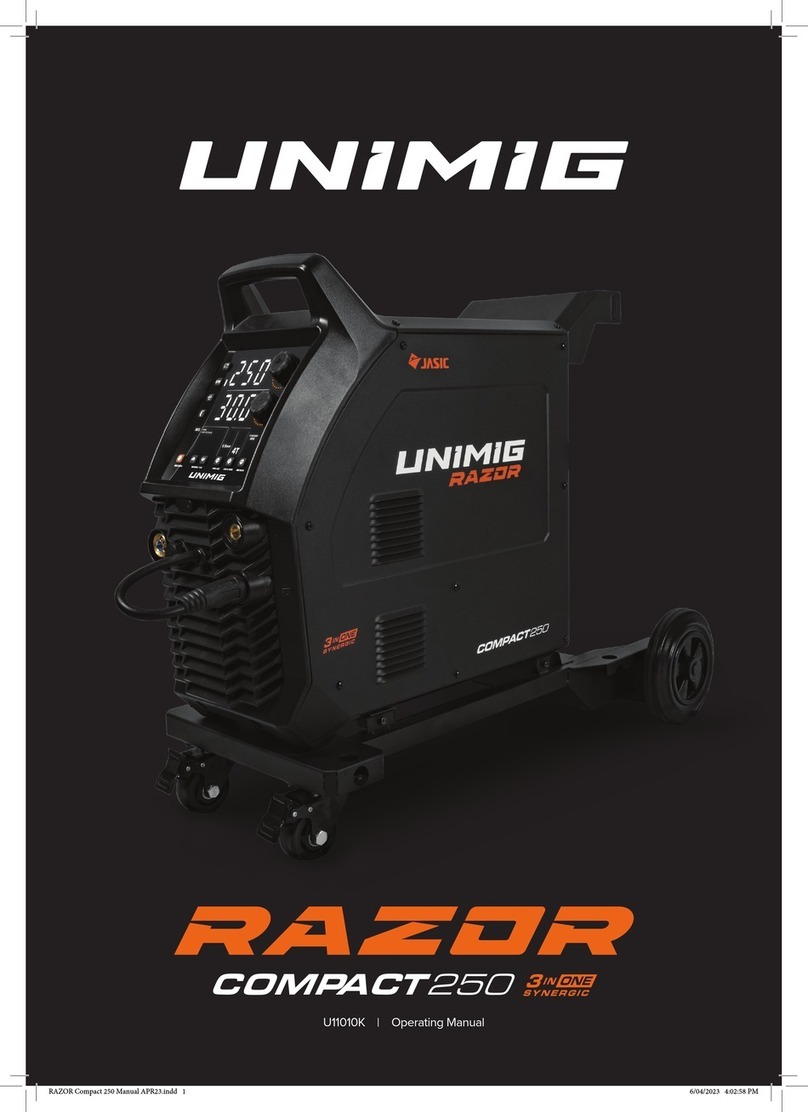 Uni-Mig RAZOR COMPACT 250 Manuel utilisateur