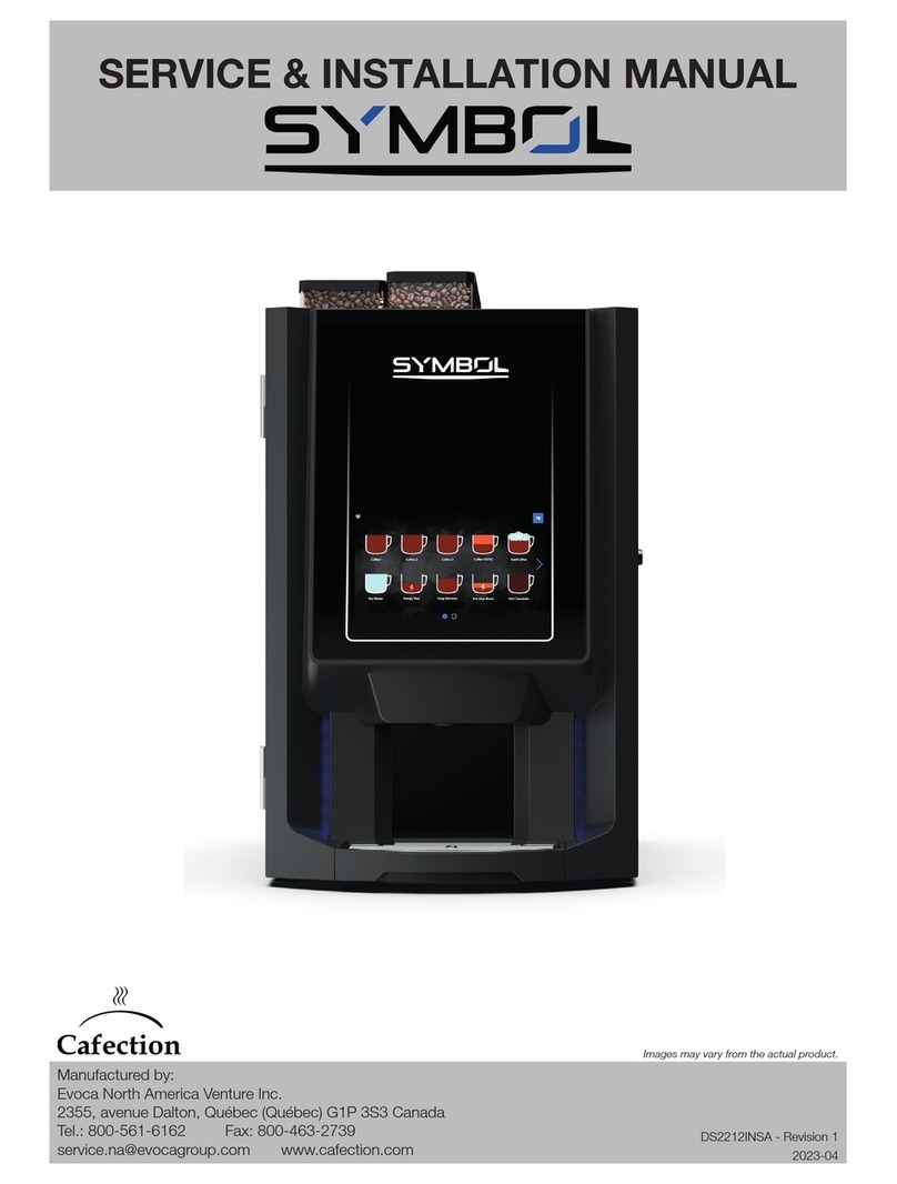 EVOCA Cafection Symbol Manuel utilisateur