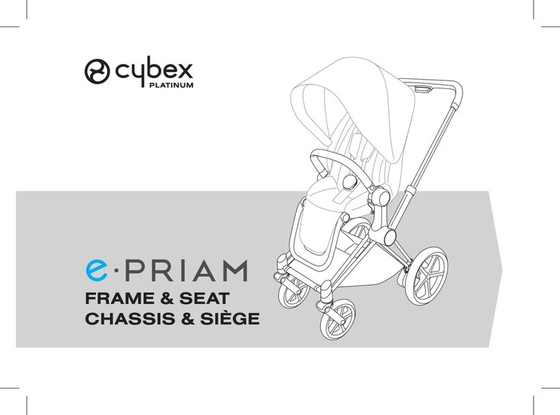 Cybex Platinum e-PRIAM Manuel utilisateur Cybex Platinum e-PRIAM Manuel utilisateur