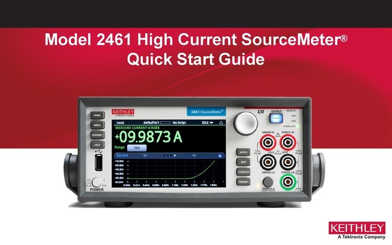Keithley 2461 Manuel utilisateur