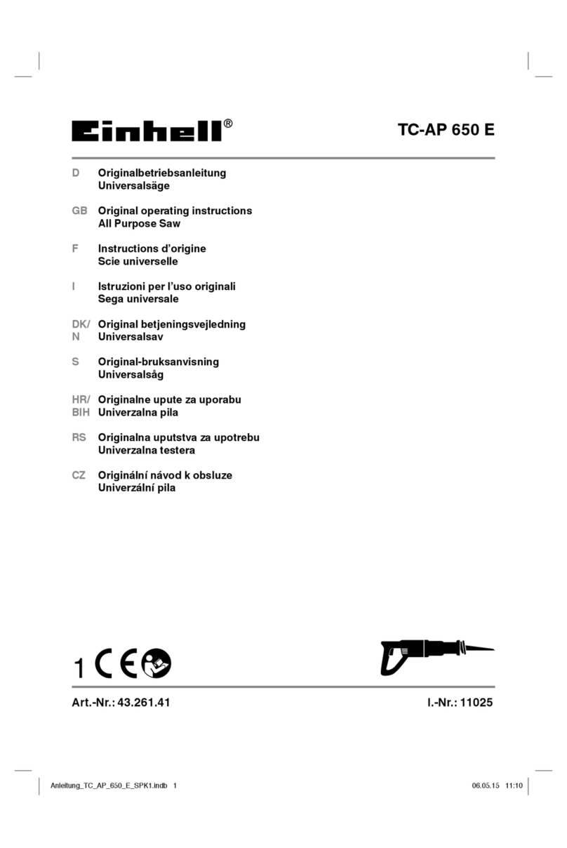 EINHELL 43.261.41 Manuel utilisateur