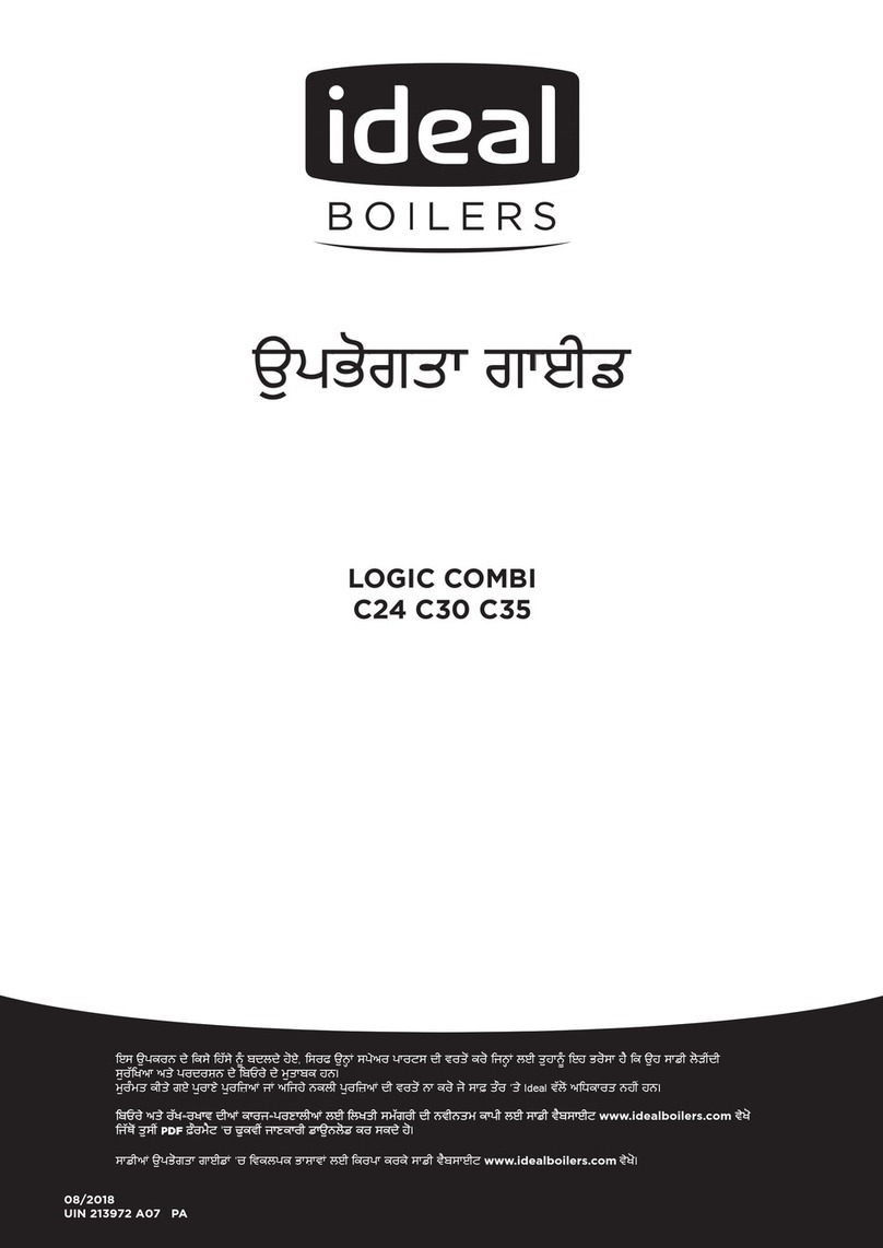 Ideal Boilers LOGIC COMBI C30 Manuel utilisateur