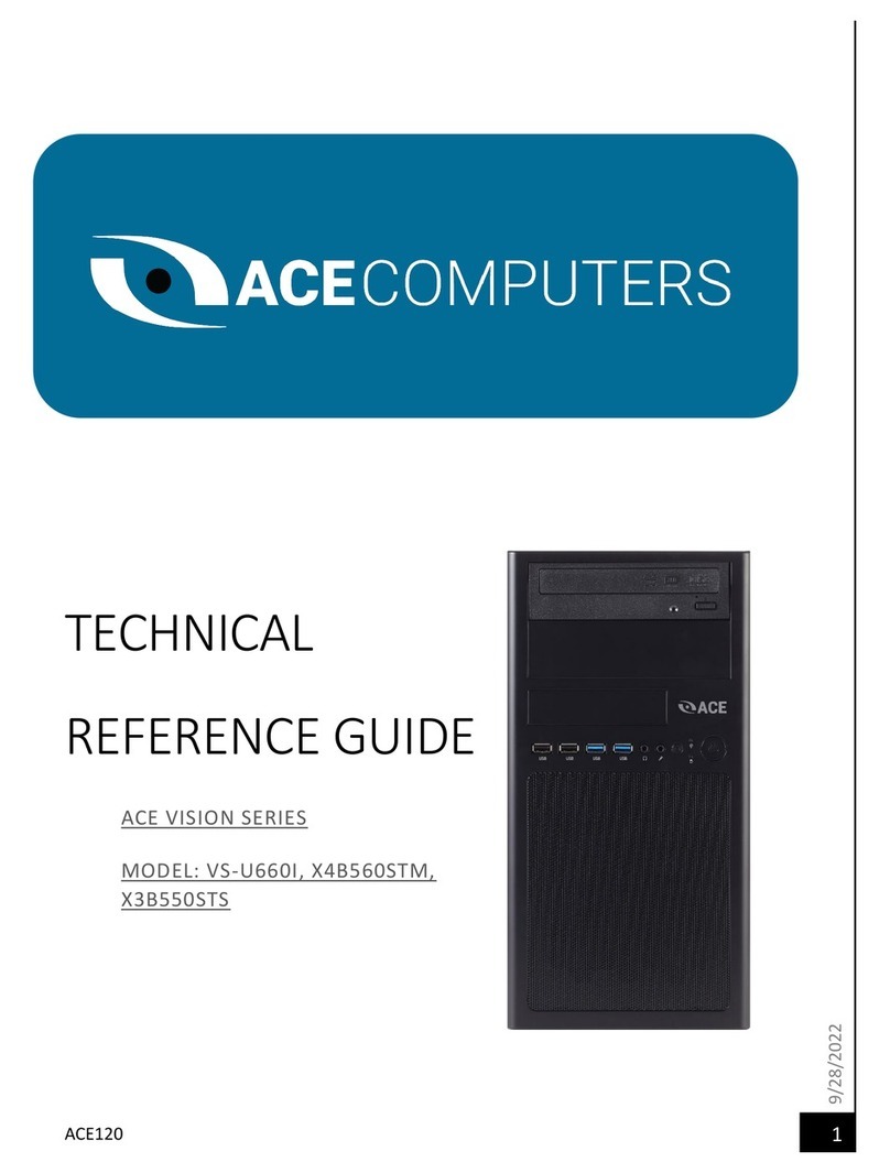 ACE COMPUTERS VS-U660I Manuel d'utilisation et d'entretien ACE COMPUTERS VS-U660I Manuel d'utilisation et d'entretien