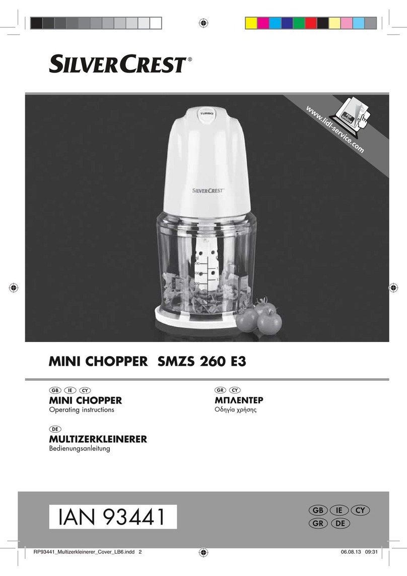 Silvercrest 93441 Manuel utilisateur