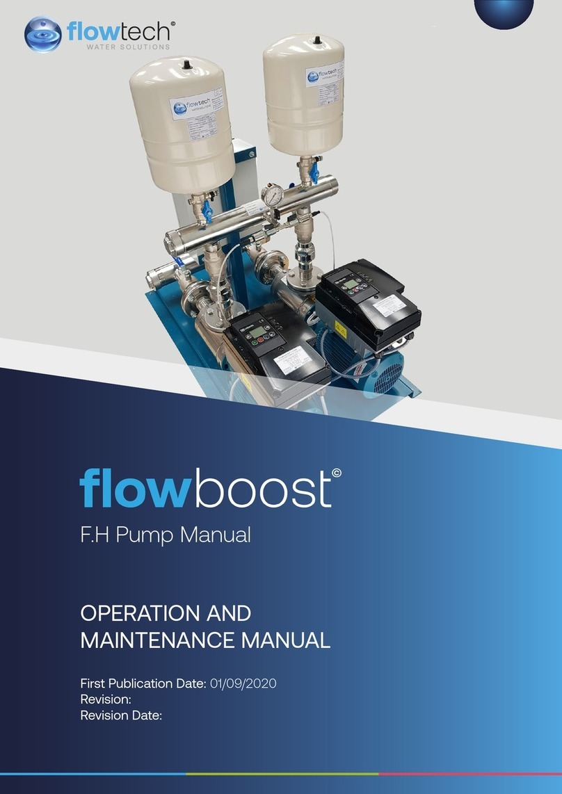 FLOWTECH flowboost F.H Manuel utilisateur