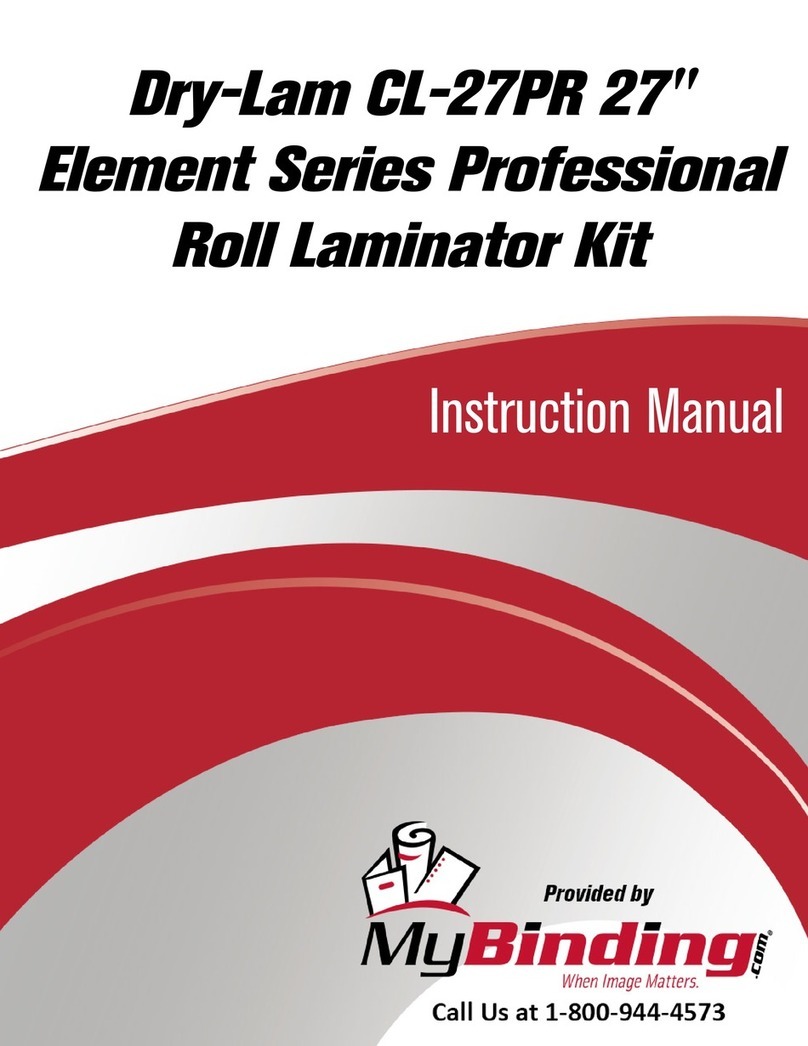 Dry-Lam Element Series Manuel utilisateur Dry-Lam Element Series Manuel utilisateur