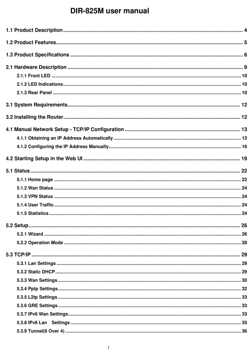D-Link DIR-825M Manuel utilisateur