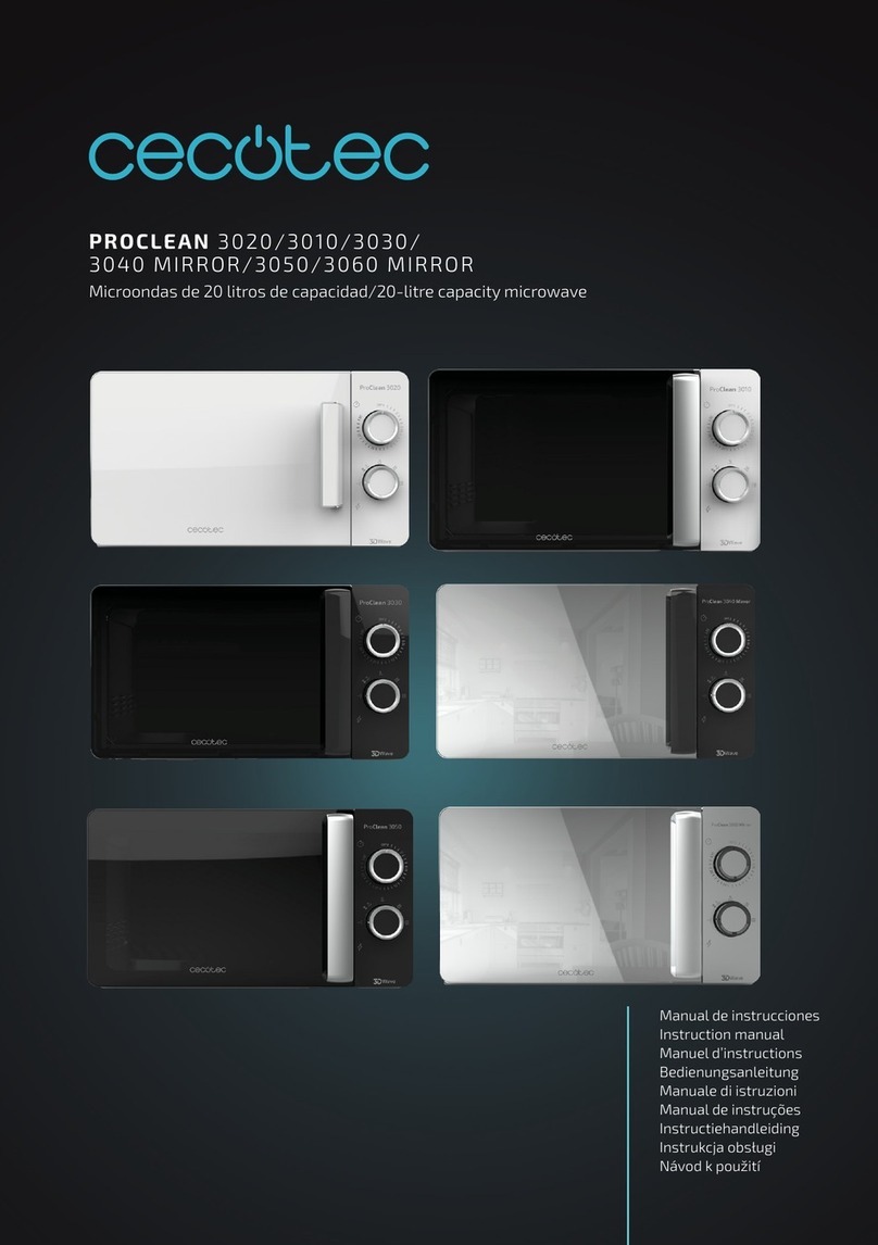 cecotec PROCLEAN 3020 Manuel utilisateur