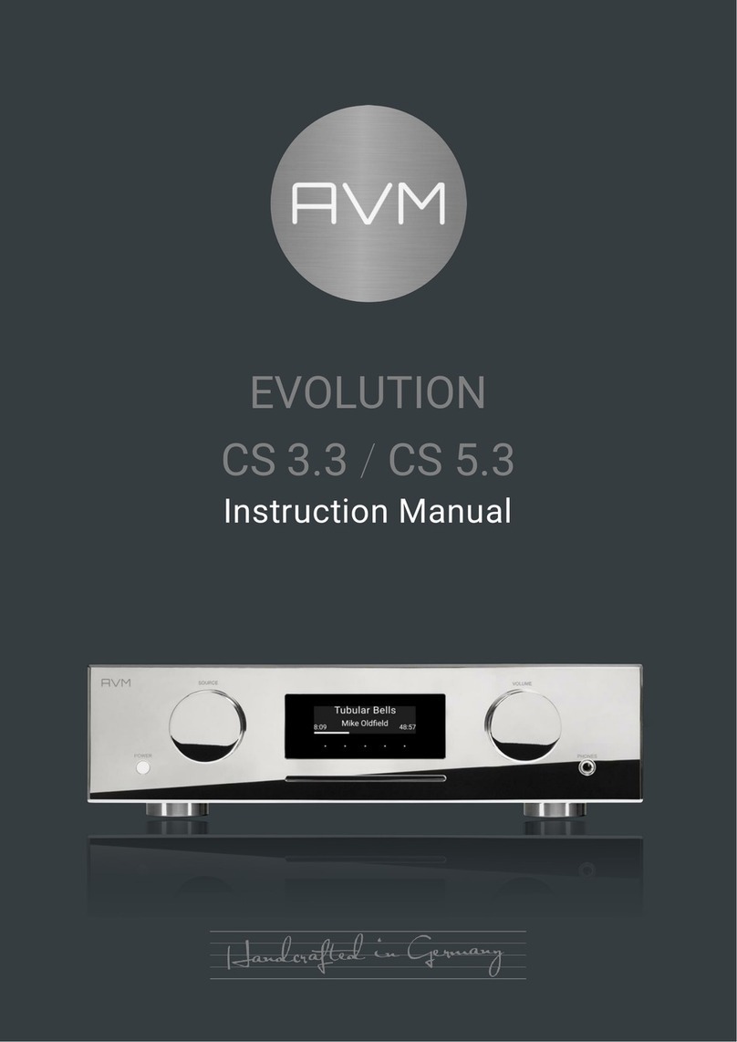 AVM EVOLUTION CS 3.3 Manuel utilisateur